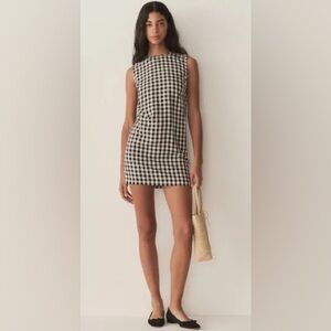 Doen Coralie Dress - Black Marilyn Gingham